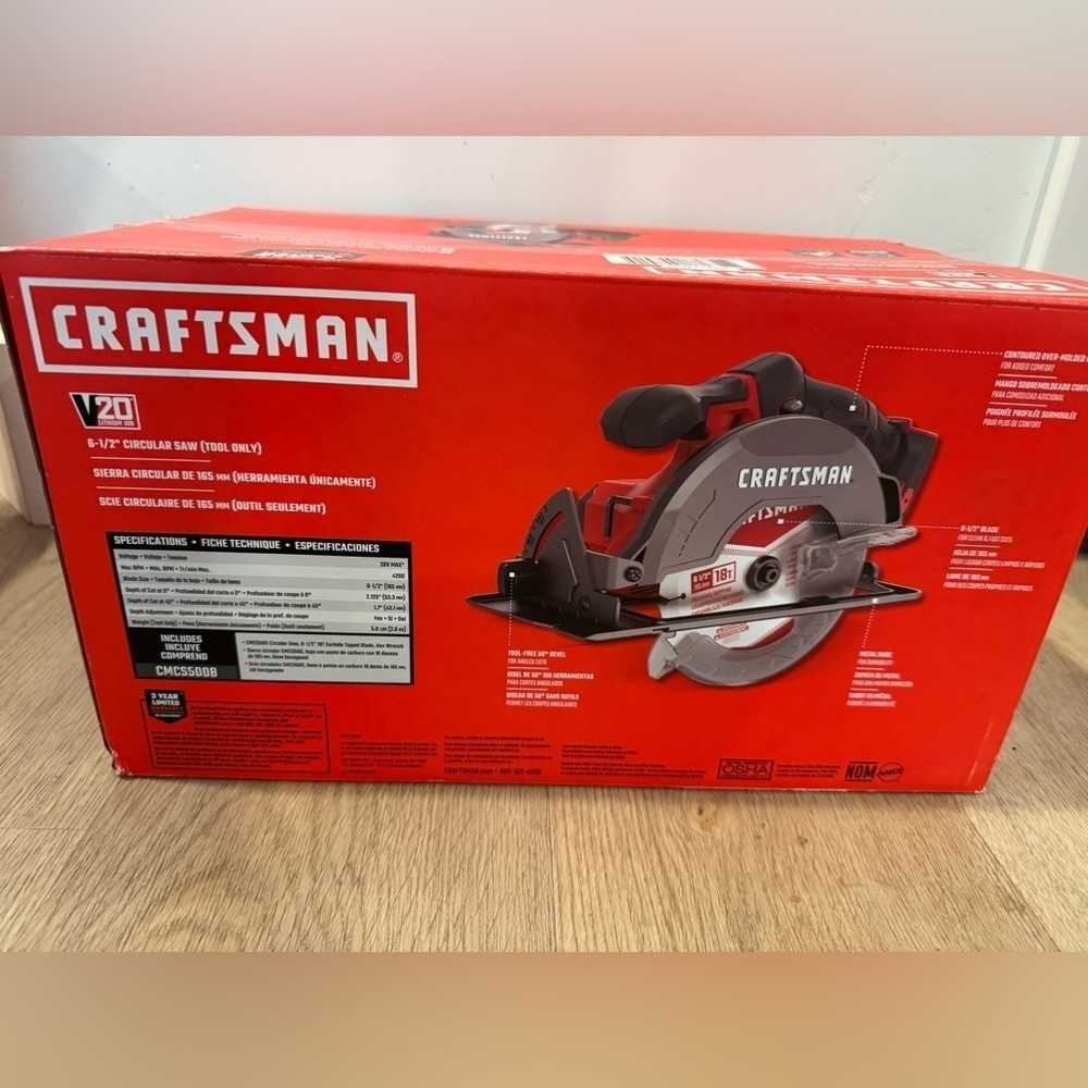 Craftsman Red Circular Saw